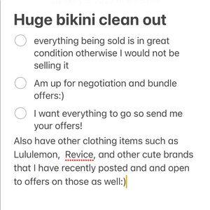 Message to poshers :)